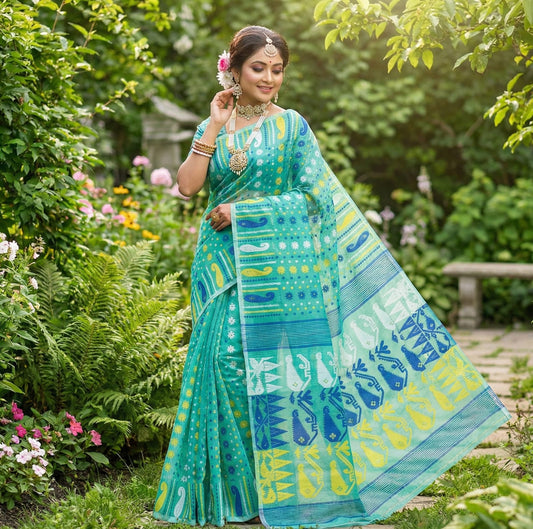 Resham Jamdani Saree